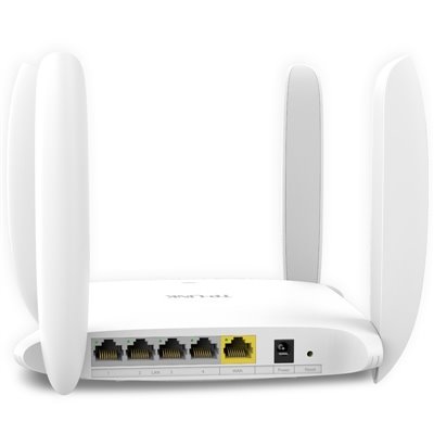 Used AC1200 Dual Band Wireless Router TL-WDR6320 4 External Antenna 2.4G 5GHz for Home Fiber Broadband Network