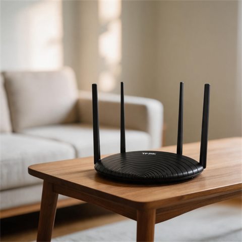 Pre-Owned AC1200 Gigabit Router for UAE Fiber Home TL-WDR5660 EasyMesh Dual Band 4…