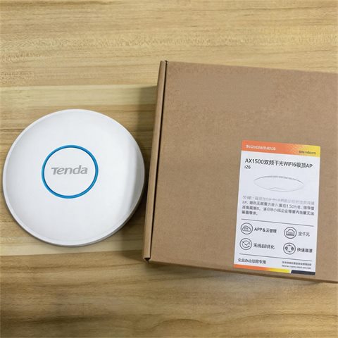 Tenda I26 Second Hand AX1500 WiFi 6 Ceiling Wireless AP Gigabit PoE Dual Band for Africa…