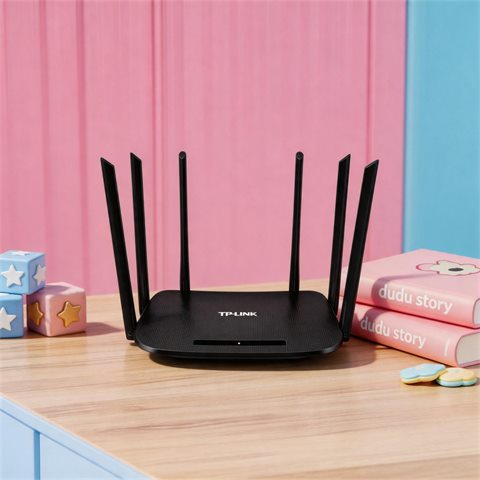 Second Hand TP-Link TL-WDR7400 AC2100 WiFi Router 6 Antenna Wireless Bridge AP Mode Used…