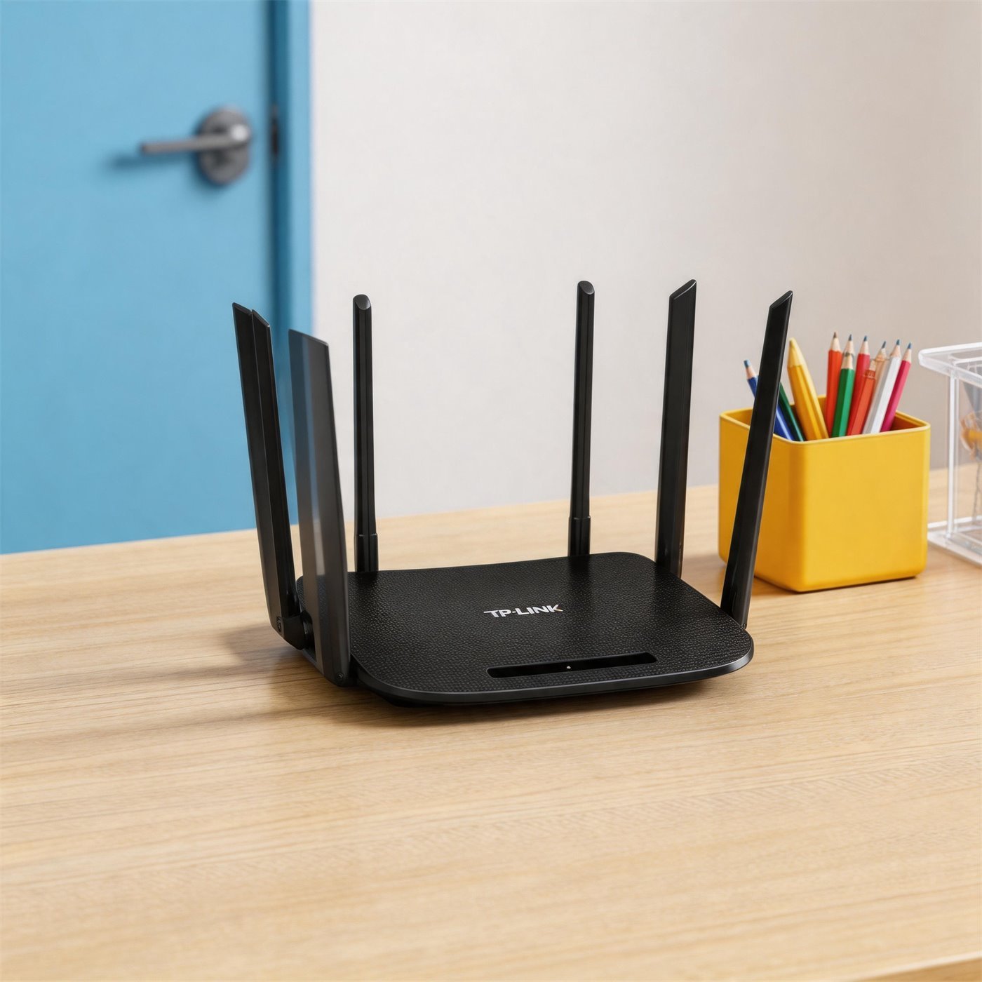 Used TP-Link TL-WDR7400 AC2100 Dual Band WiFi Router 6 Antenna Pre-Owned Grade A Bulk Container for Brazil Buyer