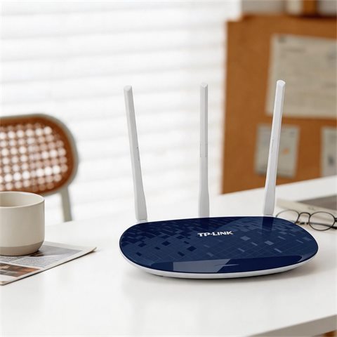Used TP-Link TL-WR886N 450M Router 3 Antennas Stable Signal 4 LAN Ports for Africa Remote…