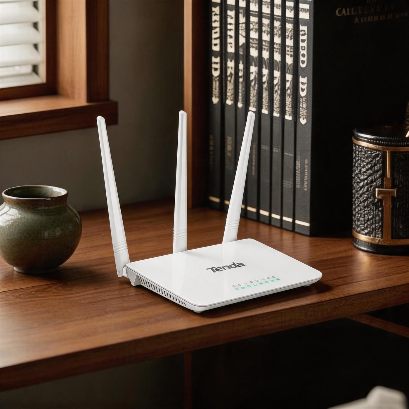 Second Hand Tenda F3 V6 300Mbps Wireless Router 2.4GHz 3 External 5dBi Antennas 1 WAN 3 LAN Used Bulk Lot CE RoHS
