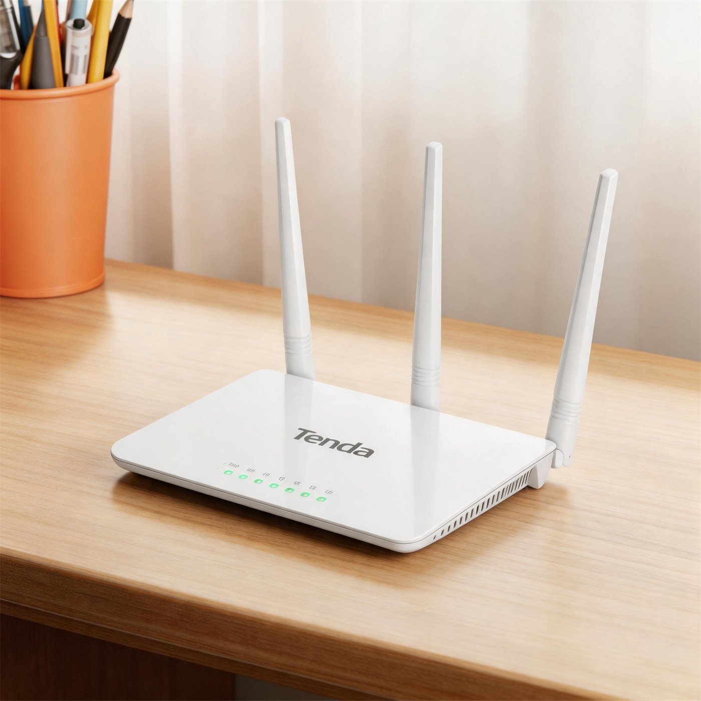 Pre-Owned Tenda F3 V6 300Mbps WiFi Router 2.4GHz 802.11b/g/n 3x5dBi Antenna 10/100M Ports Second Hand CE RoHS IPv6