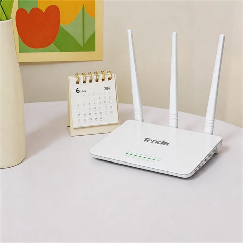 Tenda F3 V6 300Mbps Wireless Router Used Second Hand 2.4GHz 3 External Antennas…