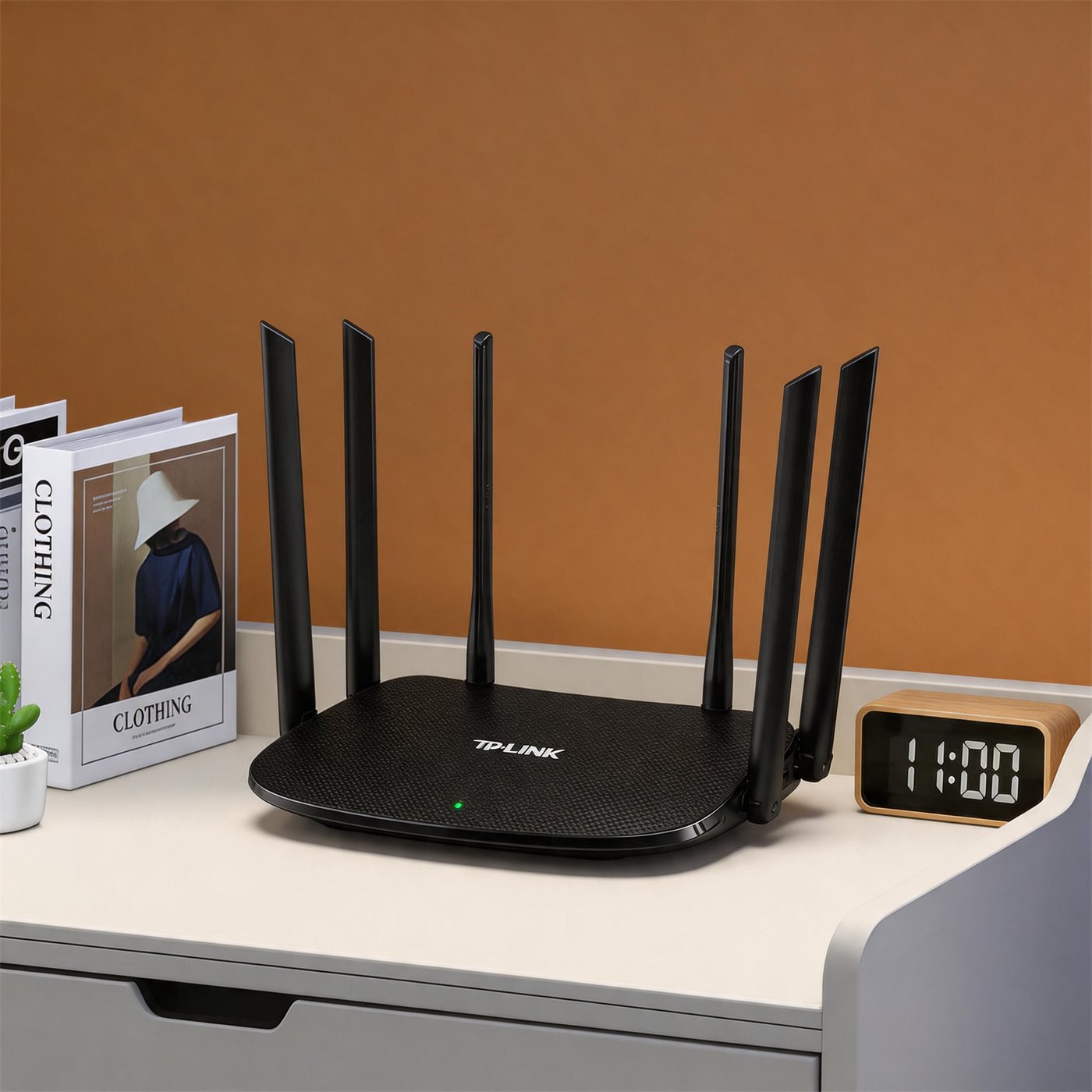 Used TP-Link TL-WDR7620 AC1900 Dual Band Router 6 Antenna AP Isolation IP MAC Binding Second Hand Bulk Export Lots
