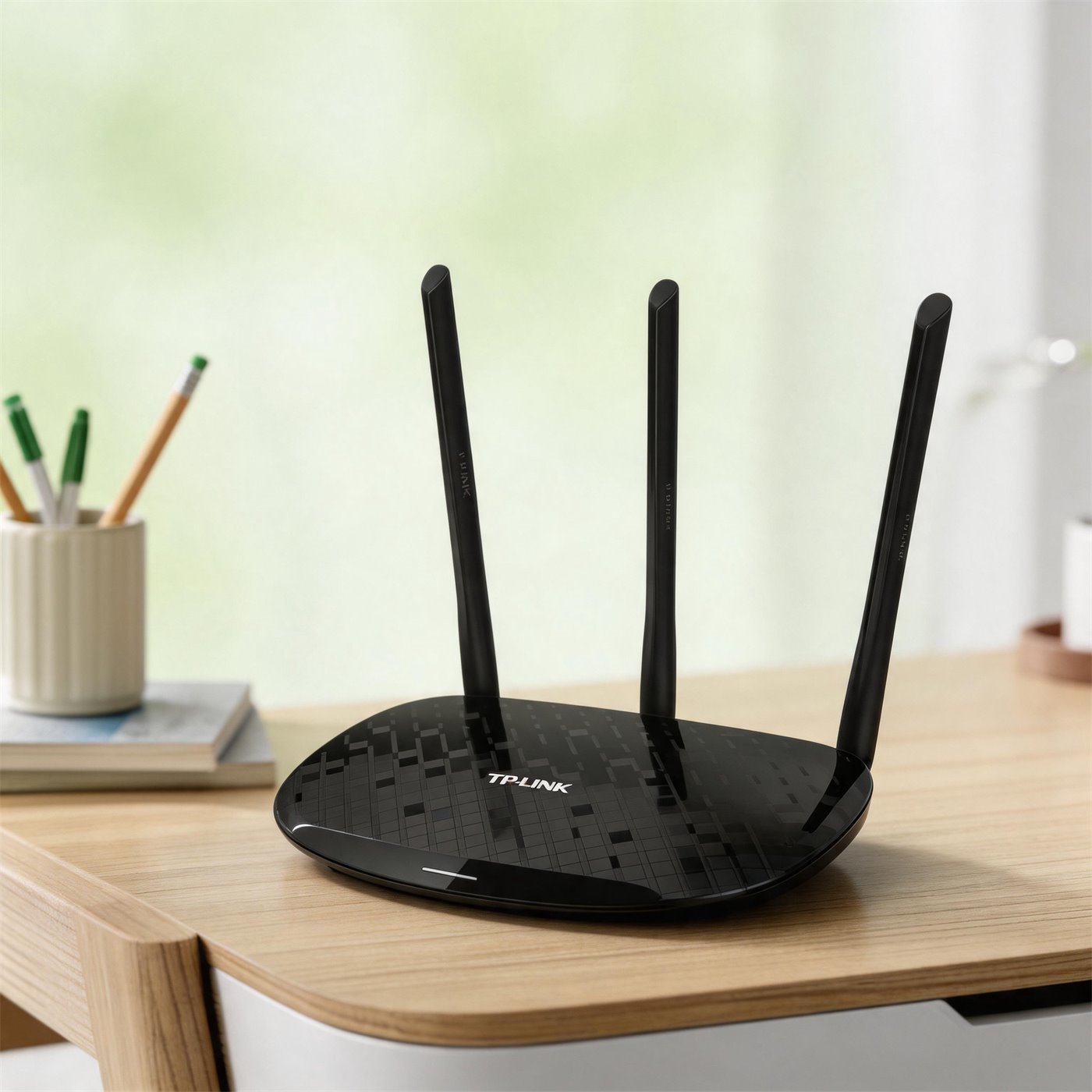 Second Hand TP-Link TL-WR885N V4.0 450Mbps Router 2.4GHz Single Band 3 Antenna 4 Port Fast Ethernet for Congo Angola…