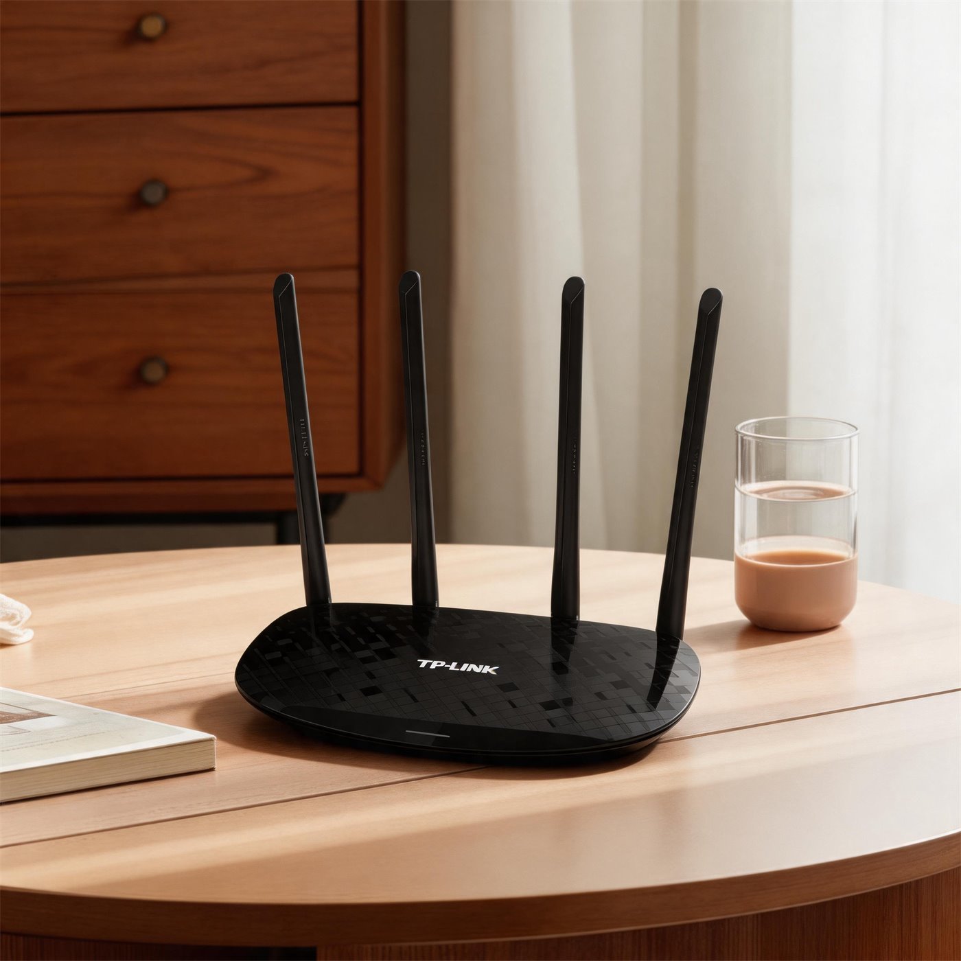 Used TP-Link TL-WR885N V4.0 450Mbps 2.4GHz WiFi Router 3x5dBi Antenna 4 Ethernet Port for Tanzania Uganda Zambia…