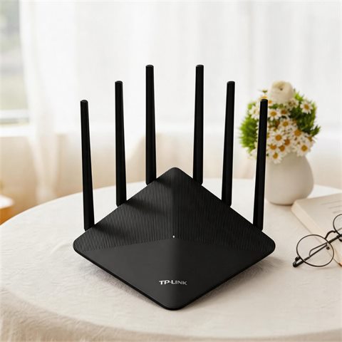 Pre-Owned TP-Link TL-WDR7660 AC1900 Dual Band Router 6 Antenna Device Management Used…