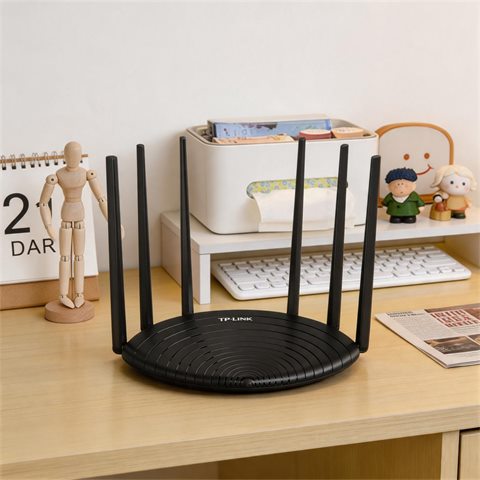 Used TP-Link TL-WDR7661 AC1900 Gigabit Router 6 Antenna Mesh for Nigeria Kenya Ghana…