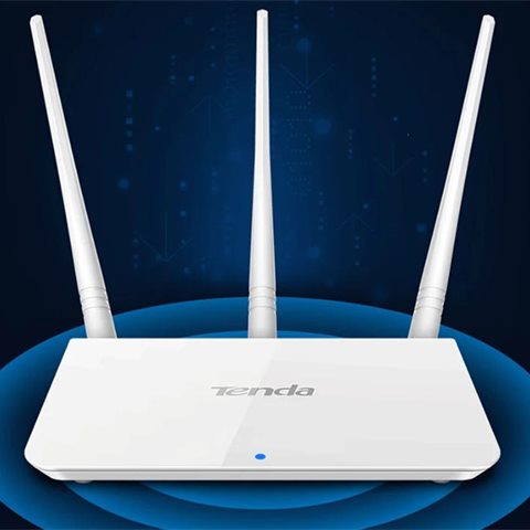 Used Tenda F3 2.4GHz Wireless Wi-Fi Router 300Mbps 802.11n Router for Residential Use