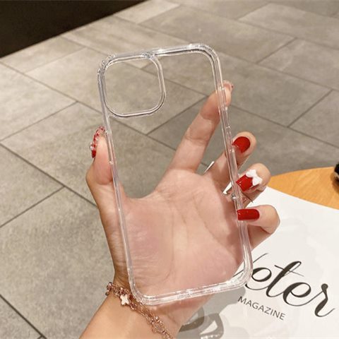 Transparent Acrylic Phone Back Cover Waterproof Shockproof Design with Camera Protector…