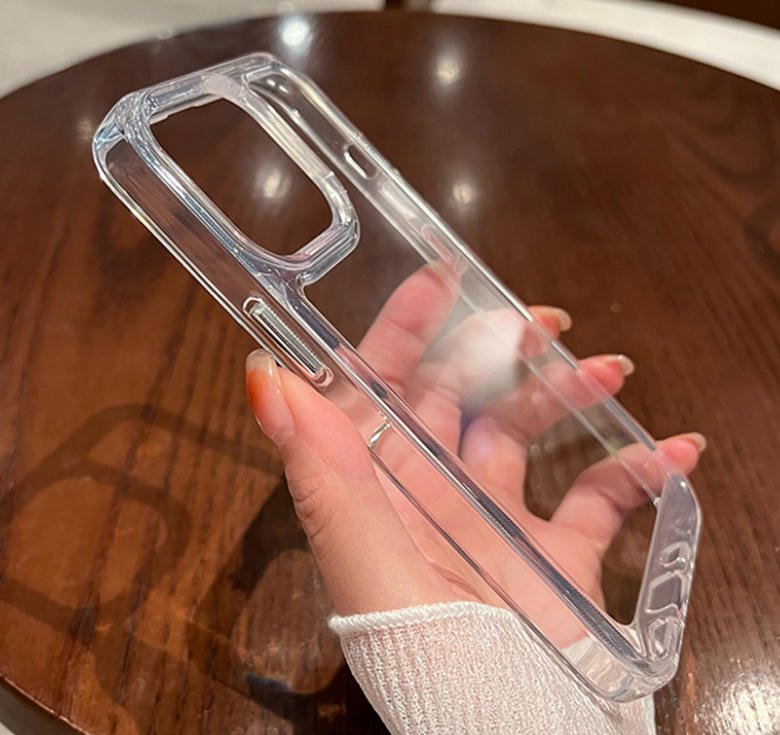 Shockproof Clear Acrylic Phone Cover Waterproof Camera Protection for iPhone 17 Pro Max 16 15 and 14